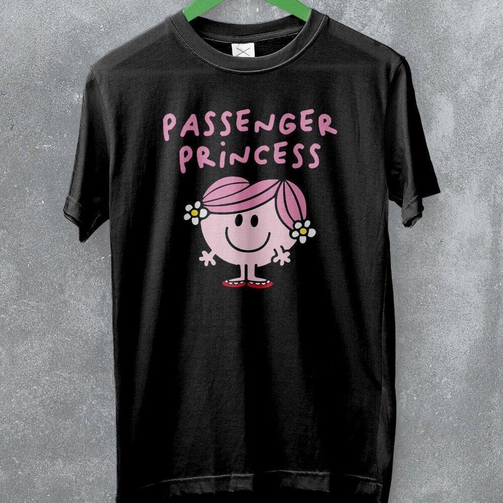 Y2K Passenger Princess Cute Girly Trendy Humor Quote Graphic T-Shirt 186